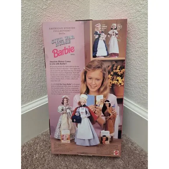 Barbie Civil War Nurse Mattel NRFB Collector Edition Doll 1995 New 14612 - Picture 4 of 7